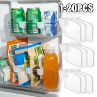 Contenedores transparentes ajustables para nevera