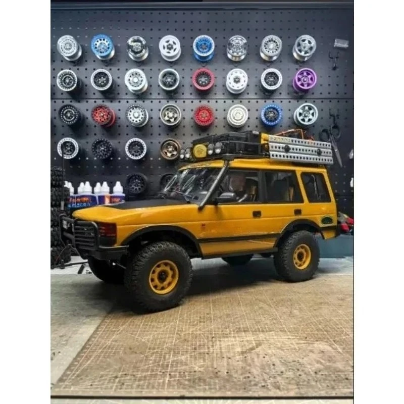 1/10 FMS FCX10 RC Crawler Tires Modification Parts, GRC Metal Wheels with Falken Tires 110mm Diameter,  Upgrade Accessories