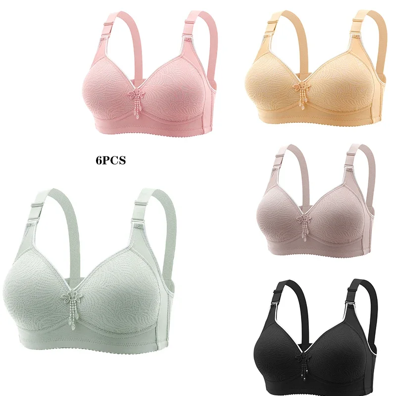 High Quality Active Bra Seamless Women's Big Size Underwear Phsh Up Bra Invisible Bras Push Up Bra Sagging Brablack Corset