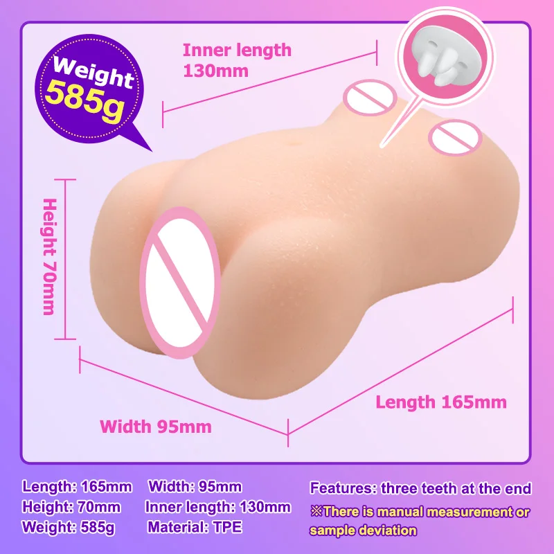 YUU Male Masturbators for Men Sex Toys Pocket Pussy Masturbation Realistic Vagina Sucking Machine with Tooth Penis Training Sexs