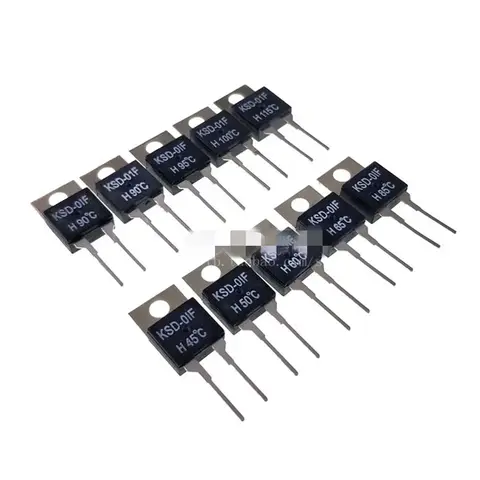 5PCS Temperature Switches  KSD-01F JUC-31F  0-150 Degrees  TO220  Normally Open AND Closed