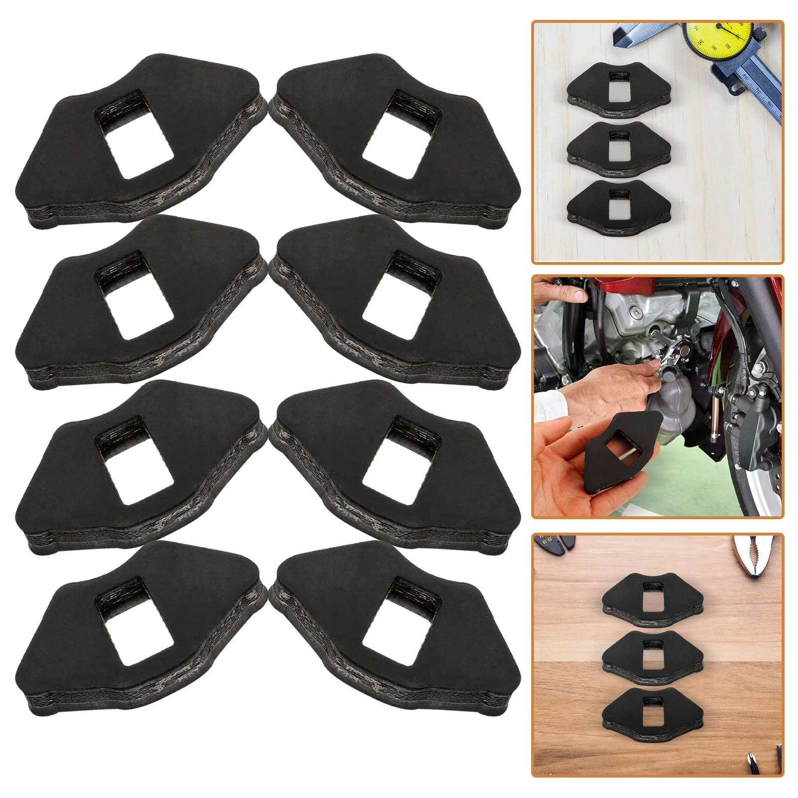 

8Pcs Hub Bushing Durable Solid Motorcycle Rear Wheel Damper Cushioning Shock Absorbing Dirt Bike Parts Hub Bushing