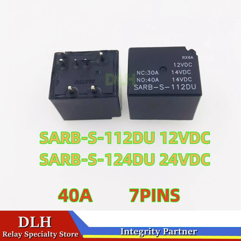 100%NewOriginal SANYOU SARB-S-112DU SARB-S-112D4U SARB-S-124DU SARB-S-124D4U 7PINS 40A 12VDC 24VDC Automotive Relays