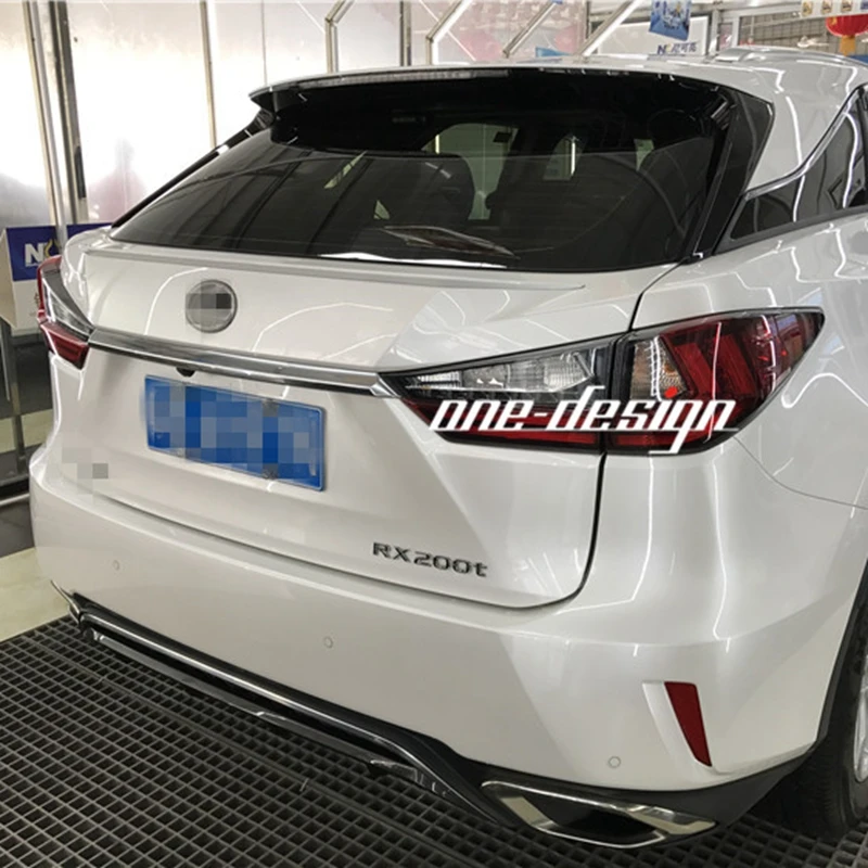 Frp And Carbon Fiber Unpainted Color Rear Trunk Boot Wing Rear Lip Spoiler For Lexus Rx200t Rx450h Rx 2016 2017 2018 Car Styling