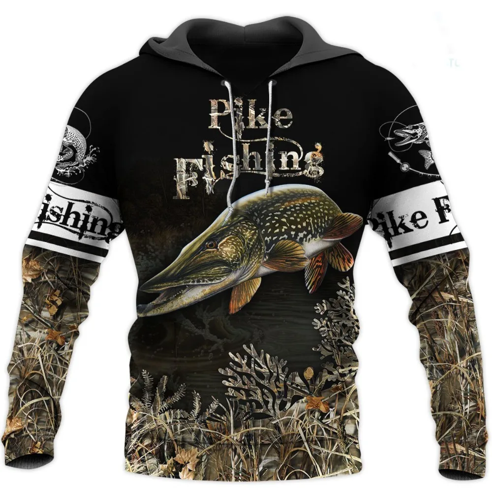 2022 Fashion Men Hoodie Cool Carp Fishing 3D Printed Harajuku Sweatshirt Unisex Casual Pullover hoodies sudadera hombre