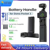 aMagisn Battery Handle for DJI Osmo Pocket3 4500mAh Handheld Power Bank Charging Hand Grip Accessories