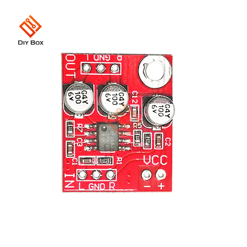 LM4881 Headphone Headset Amplifier Board Mini Audio Preamplifier Amplifiers 2.7-5.5V