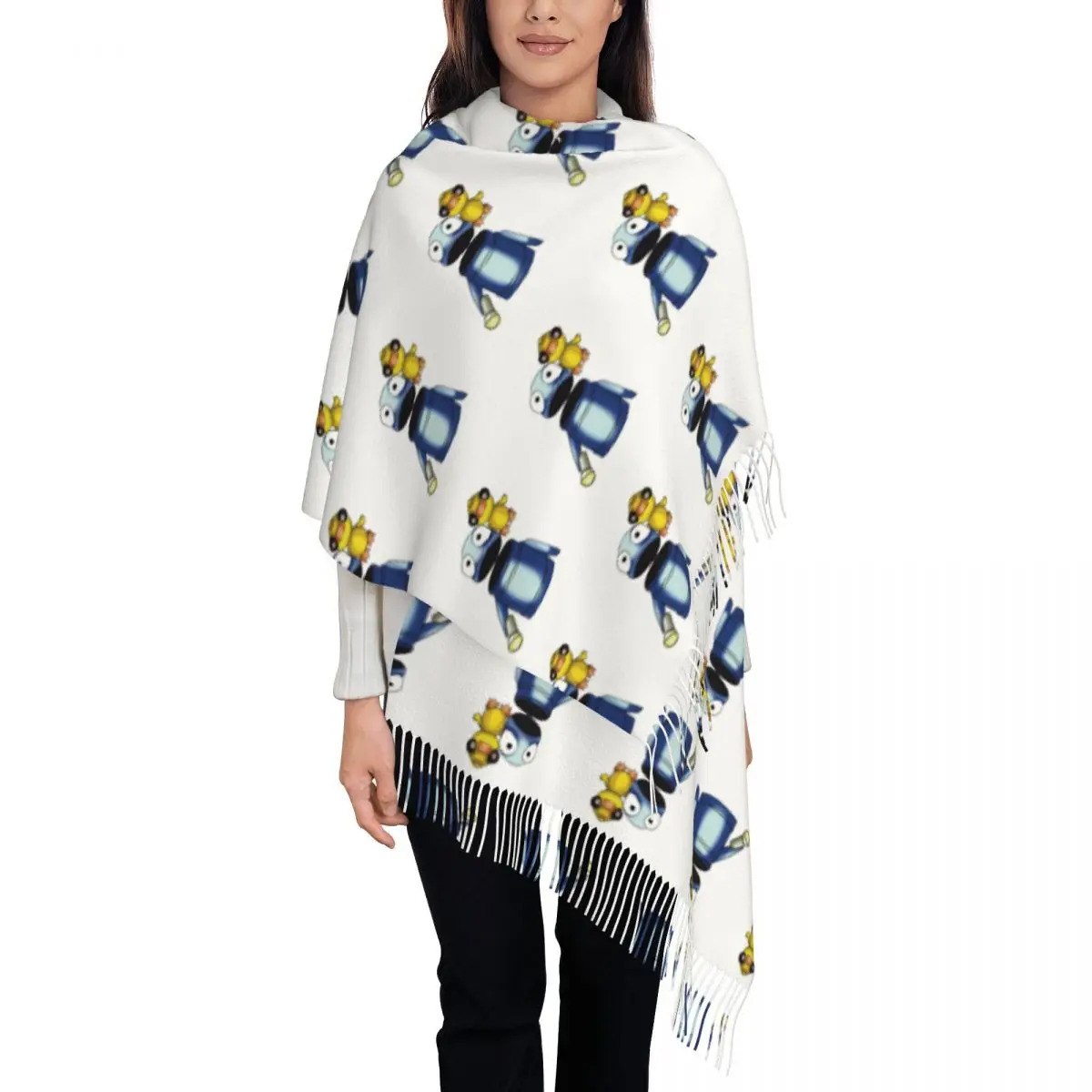 

Женские длинные шарфы Apex Predator Repo на заказ, женские зимне-осенние мягкие теплые шаль с кисточками, шарф