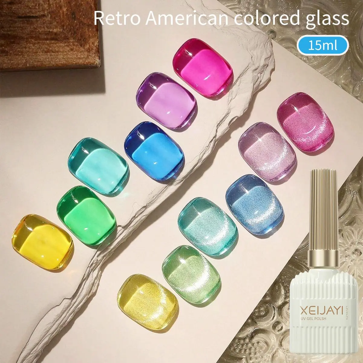 

Набор гель-лаков для ногтей 8 цветов: прозрачные оттенки макарон, отбеливающий желеобразный глиттер, УФ/LED полуперманентные гель-лаки для маникюра в салоне