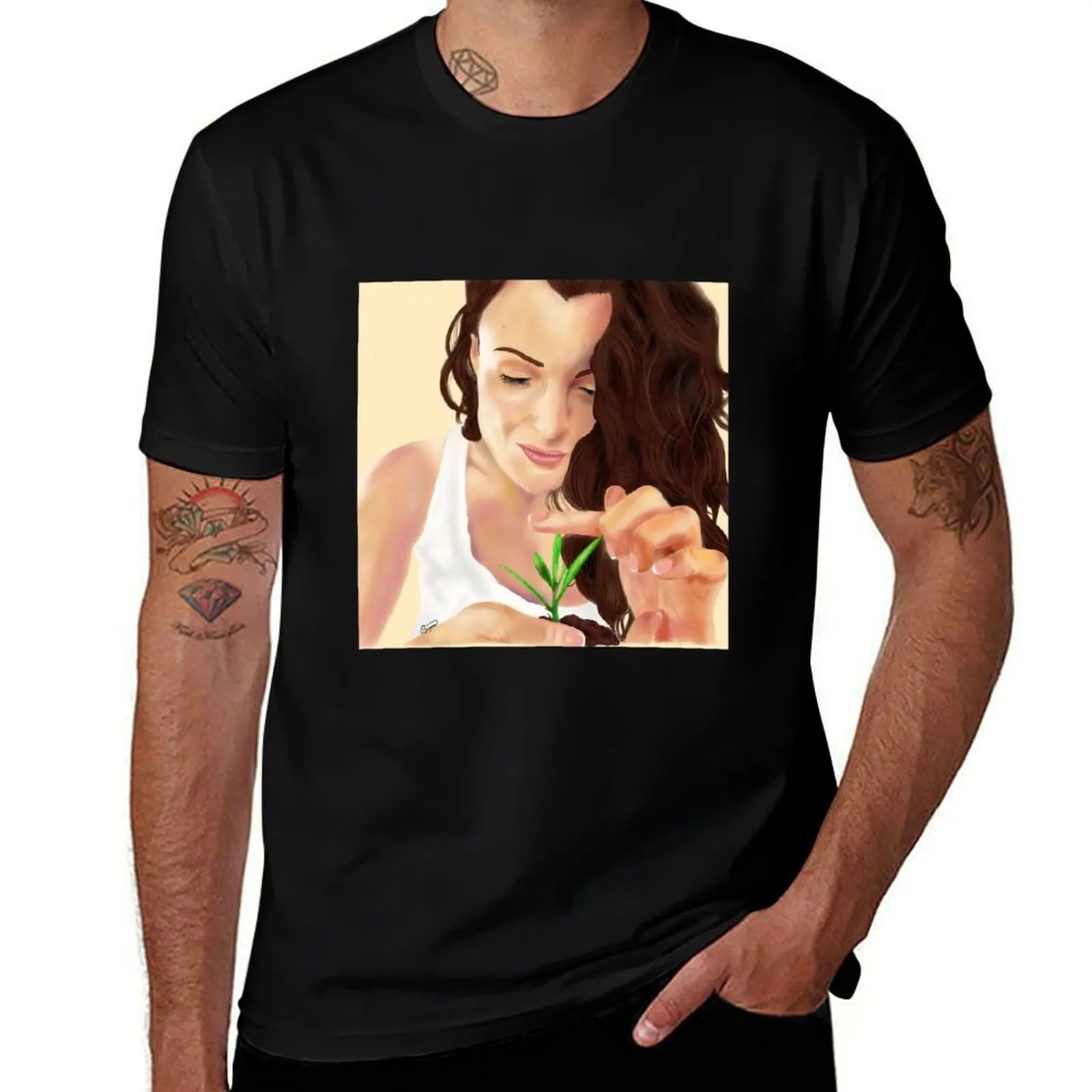 

Lyne Renée Trees T-Shirt Holiday Lightweight T-Shirt