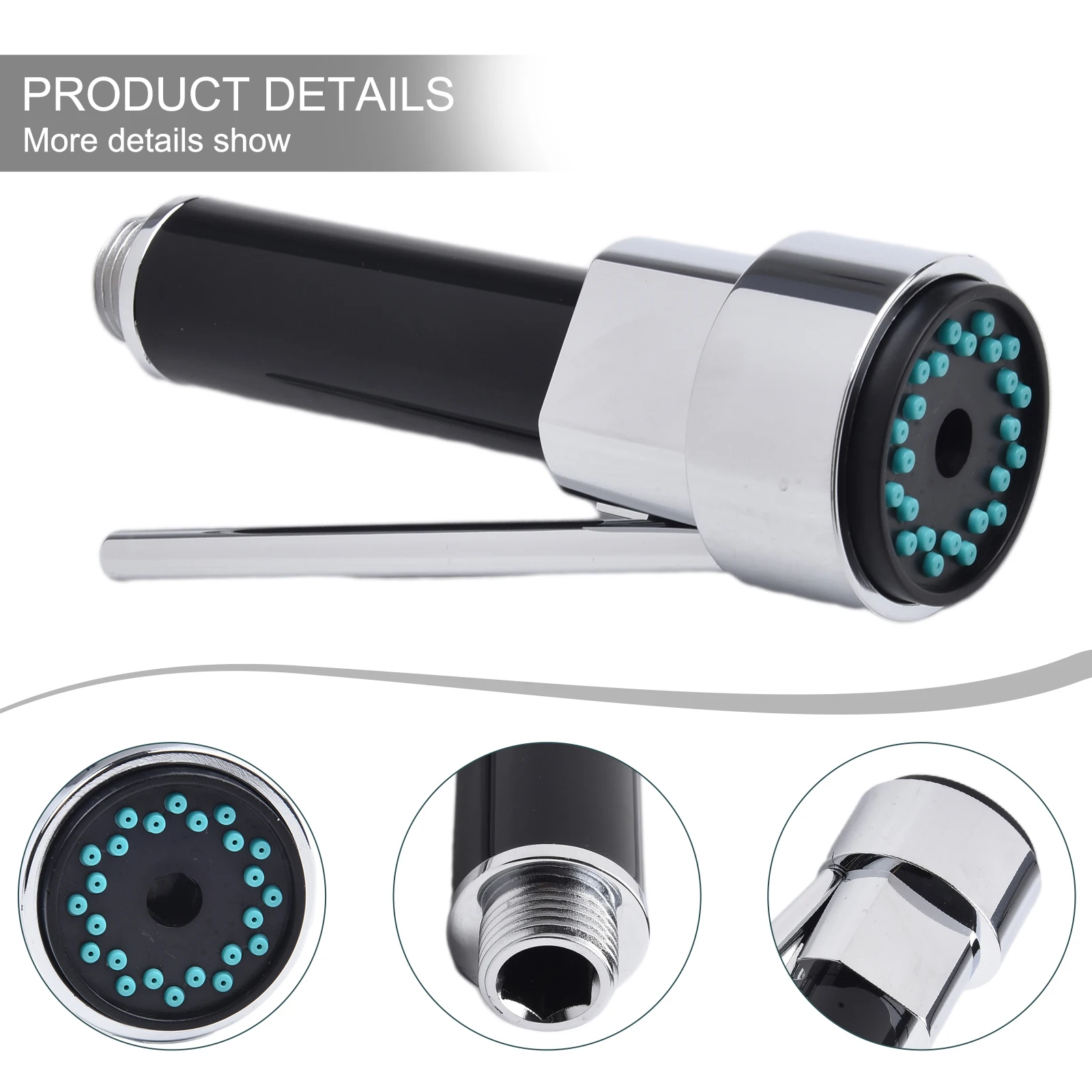 Pull Out Spray Head Faucet Shower For G1/2inch Pipes Household Handle Faucet Kitchen Mixer Tap Replacement Faucet Nozzle