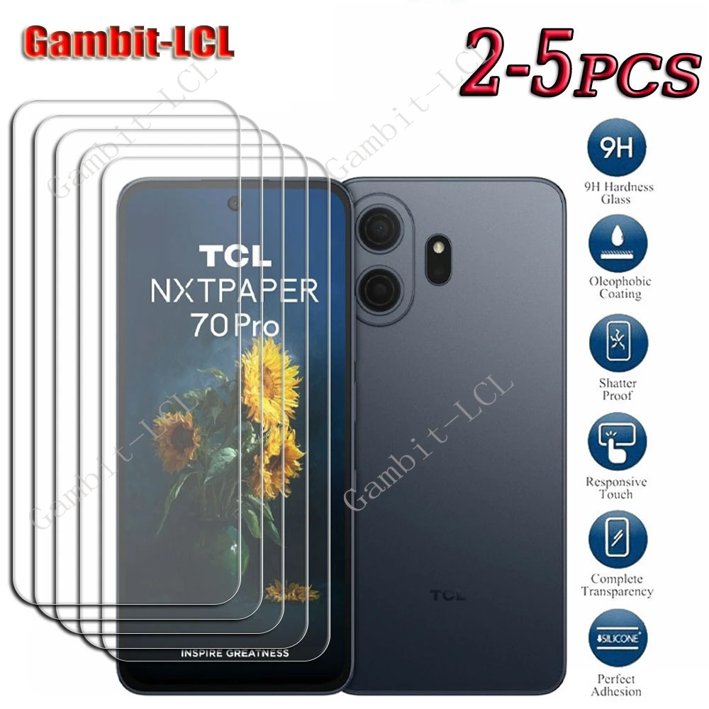 2-5 шт. 9H HD закаленное стекло для TCL NXTpaper 70 Pro 6,9 дюйма, защитная пленка для экрана TCLNXTpaper70Pro NXTpaper70Pro T807W
