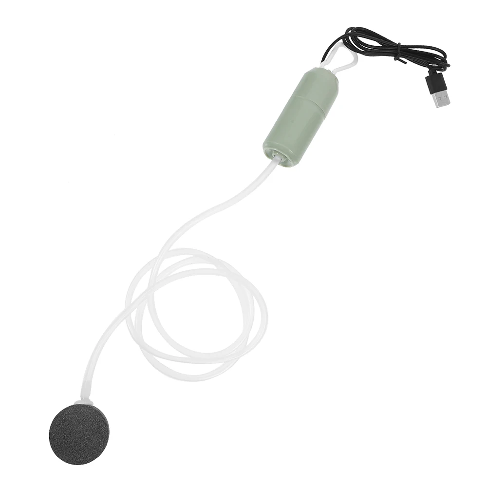 

Silent Mini Air Aerator Pump Oxygen Bubbler USB Powered Portable Fish Tank Aquarium Pet Supplies Efficient Oxygenation