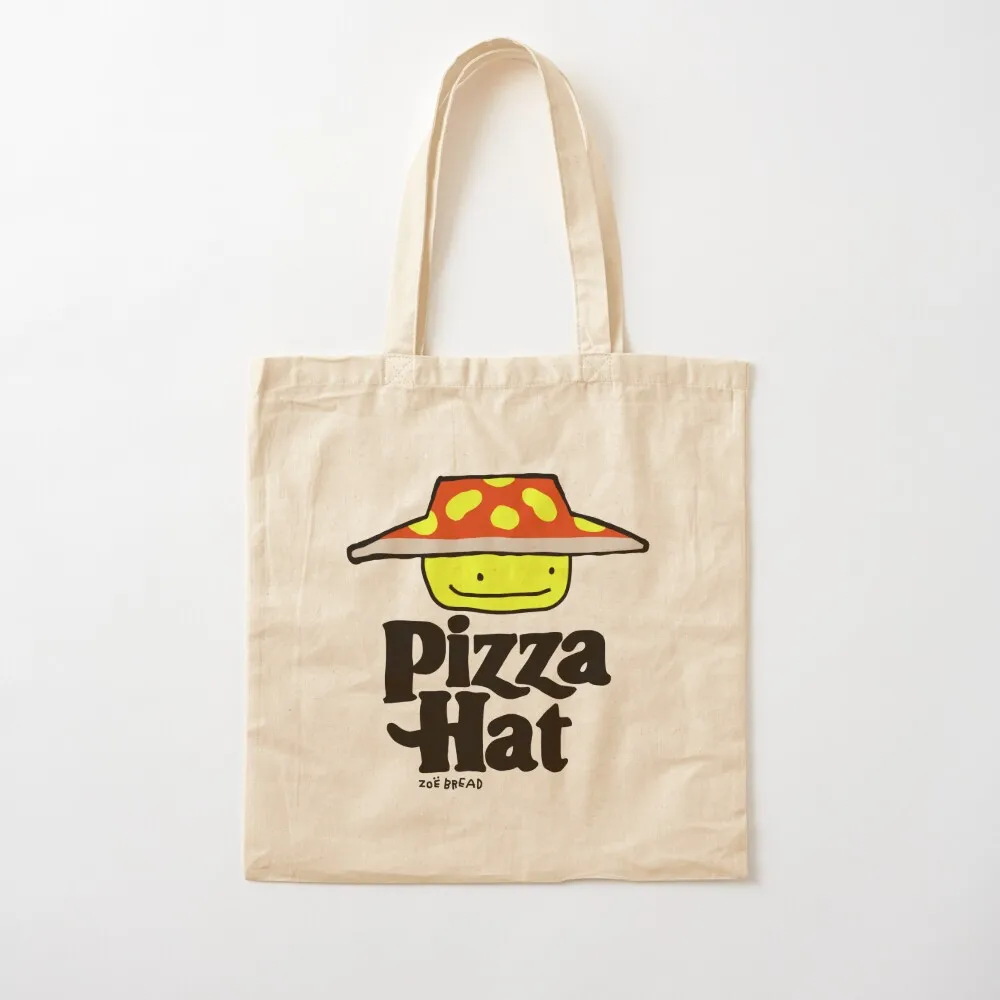 

pizza hat Tote Bag Shopping bags foldable reusable bag shoping bag Women's shopper Canvas Tote