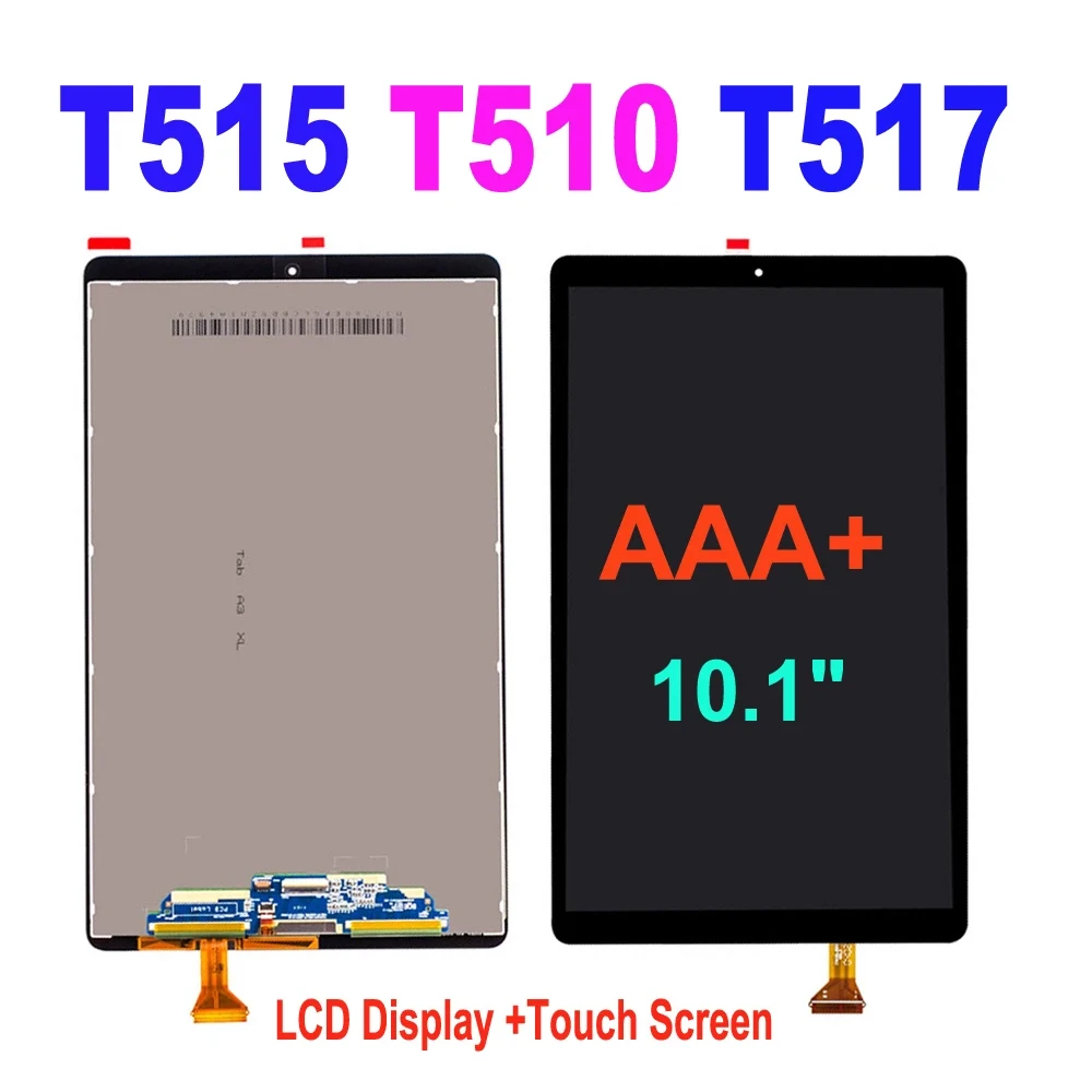 100% Tested LCD For Samsung Galaxy Tab A 10.1 2019 T510 T515 T517 SM-T515 SM-T510 LCD Display Touch Screen Digitizer Assembly