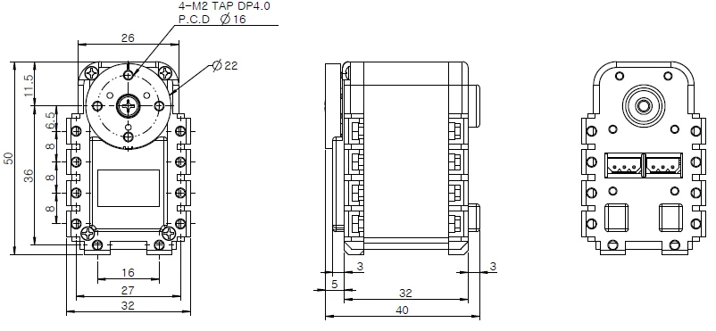 ROBOTIS DYNAMIXEL AX-12A เซอร์โว 6 ชิ้นเกียร์พวงมาลัยจํานวนมากสําหรับหุ่นยนต์
