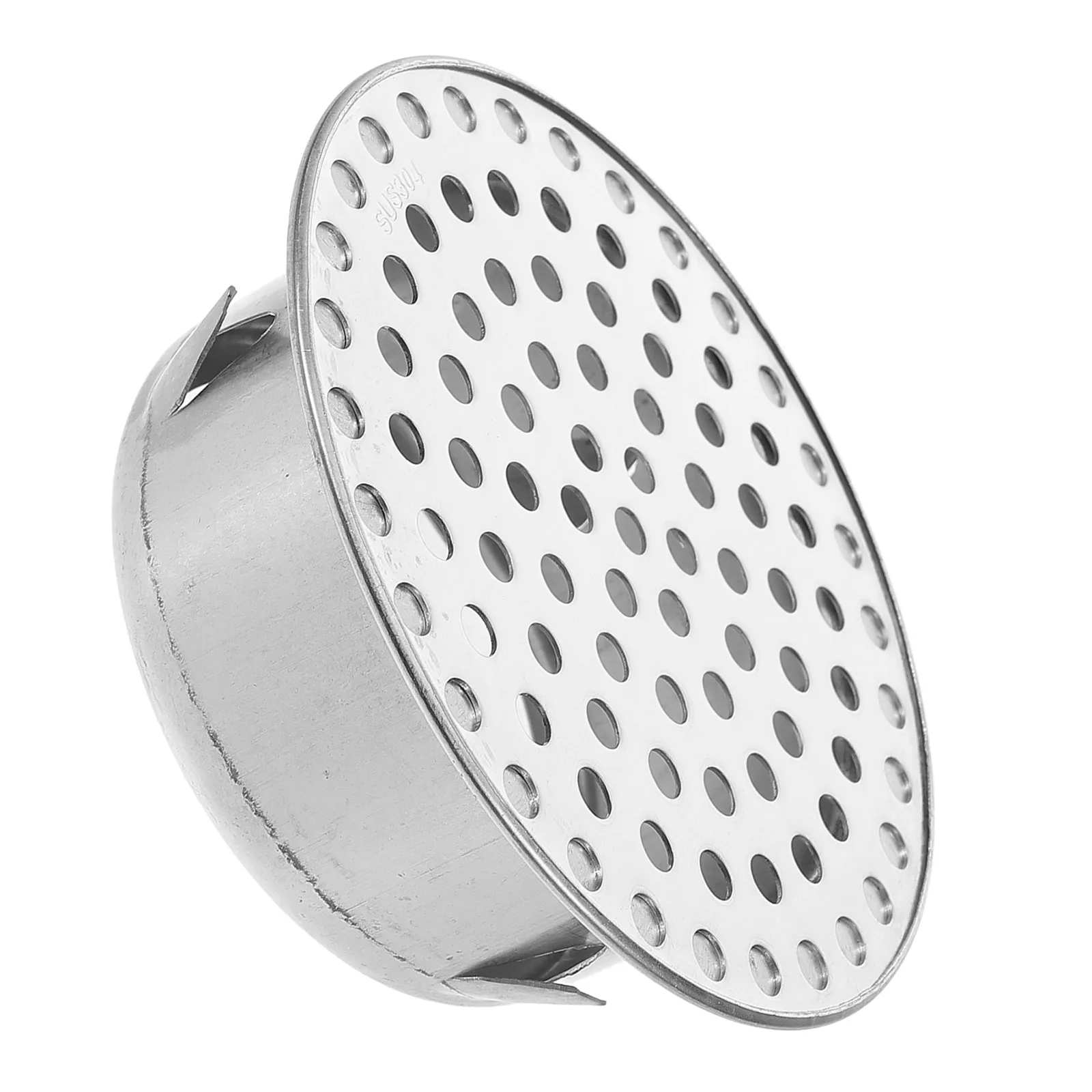 

Stainless Steel Floor Drain Cover Round Silver Garden Outdoor Balcony Heavy Duty Filter Durable Corrosion Resistant Wear