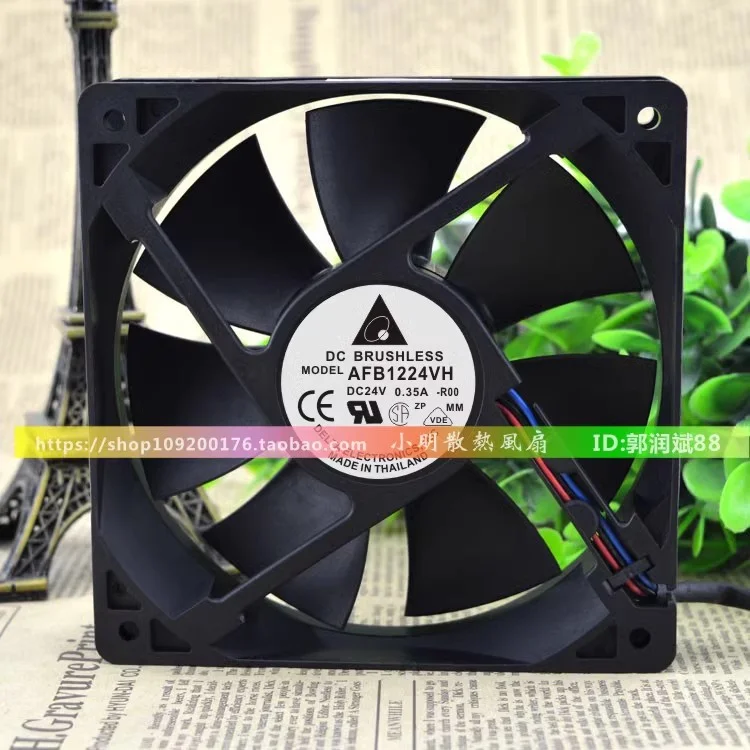 

AFB1224VH 12 см 12025 24 В 0,35 А инверторный вентилятор с двойным шарикоподшипником высокого класса