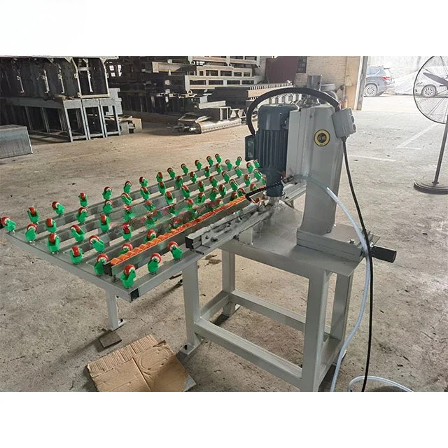 Single head glass edging machine Single head small straight line edging machine processing thickness 3-15 mm