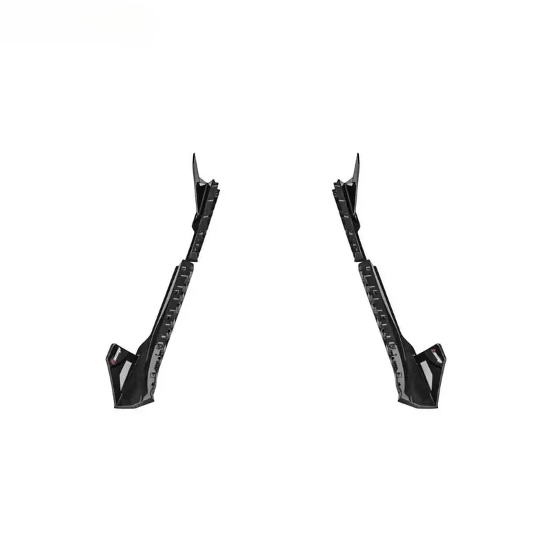 Factory Hot Sale-D-Style Dry Carbon Fiber Skirt Sps Revuelto Side Bumper Extensions Rocker Panel Body Kit