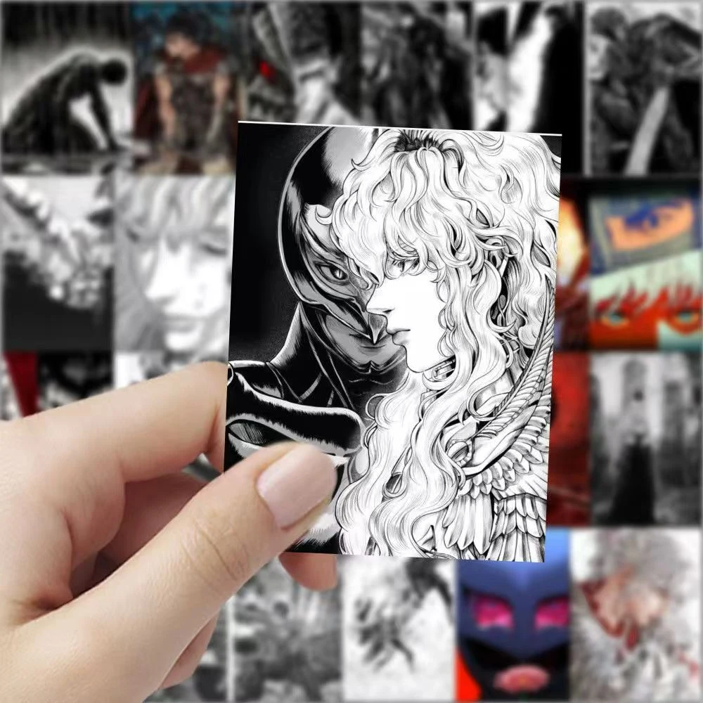 10/30/59pcs Berserk Anime Stickers Cool Guts Cartoon Sticker Laptop Luggage Suitcase Motorcycle Phone Waterproof Griffith Decals