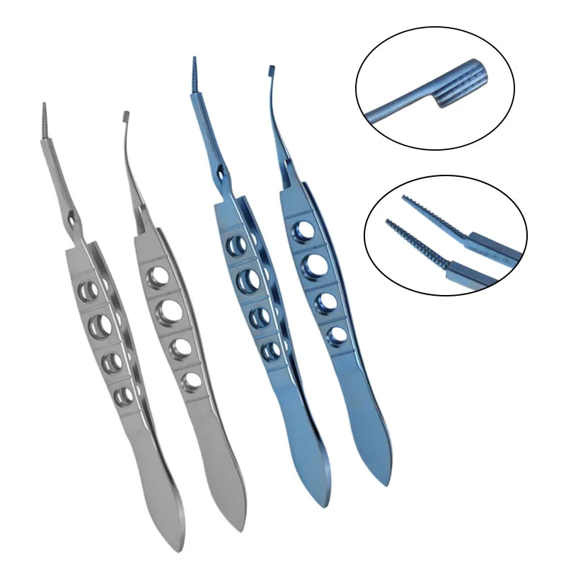 GREATLH Ophthalmic Forceps Nucleus Removal Forceps High Quality Stainless Steel Material Ophthalmic Instrument Eyelid Tools