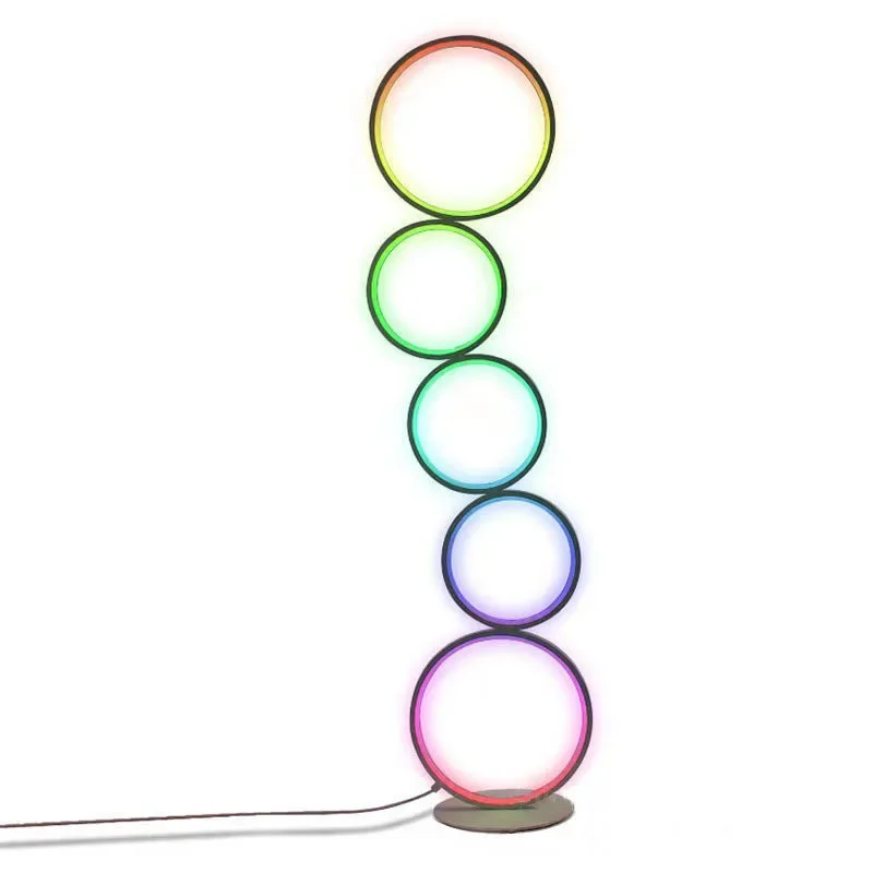Simple modern vertical floor lamp