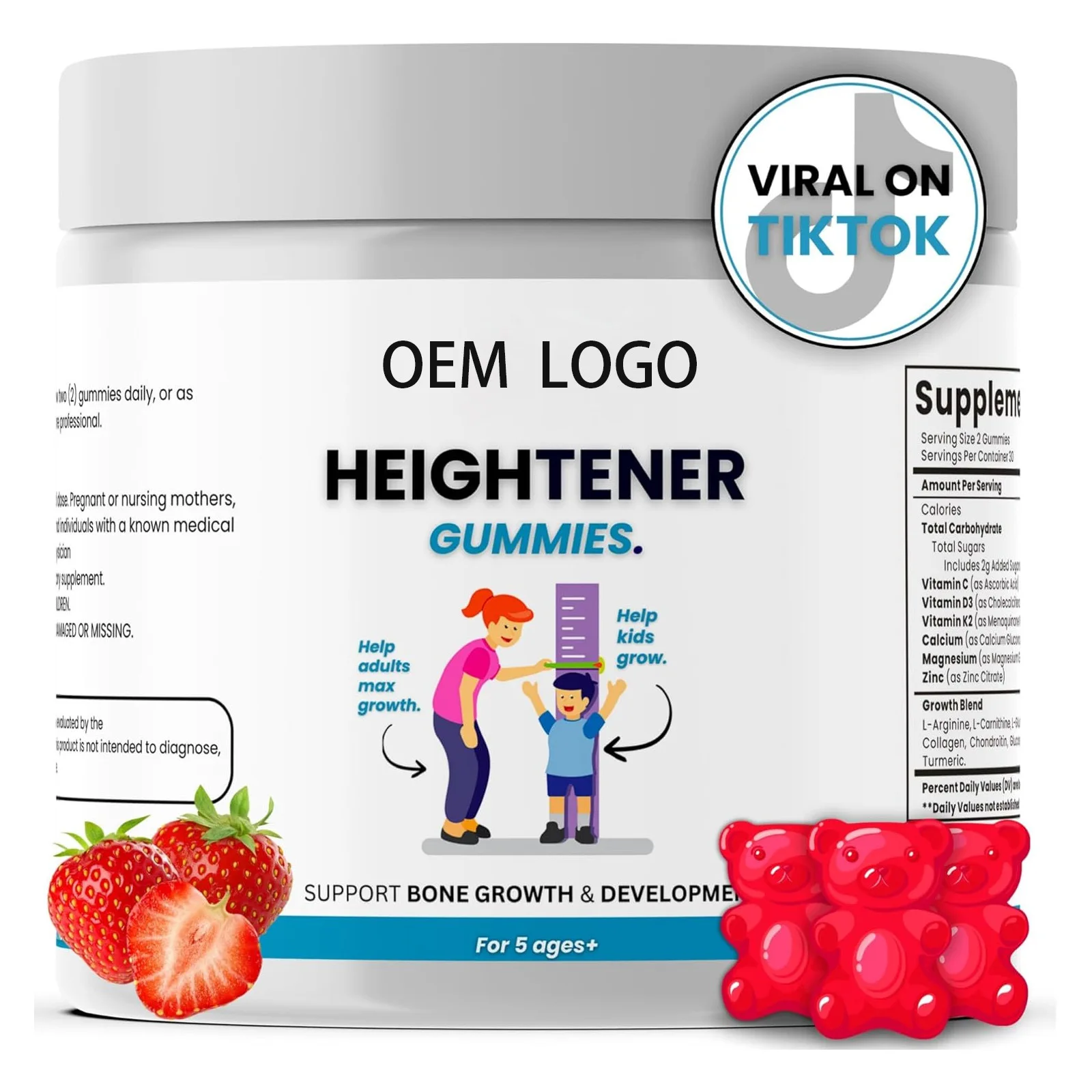 

Жевательные конфеты Height Gummies, разработанные ведущими международными технологическими учреждениями.