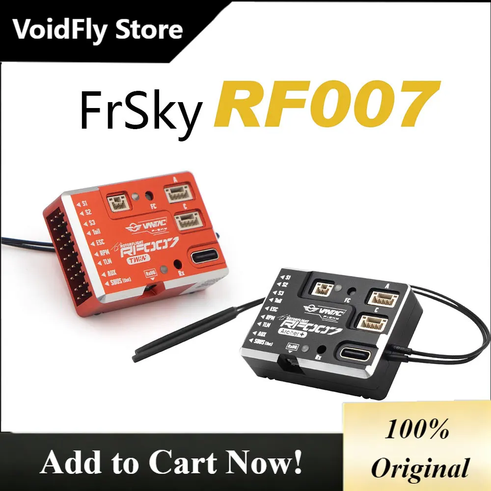 VoidFly FRSKY VANTAC RF007 flybarless(FBL) Helicopter flight controller Built-In 2.4G Archer Plus Or TWIN Dual 2.4G TW Receiver