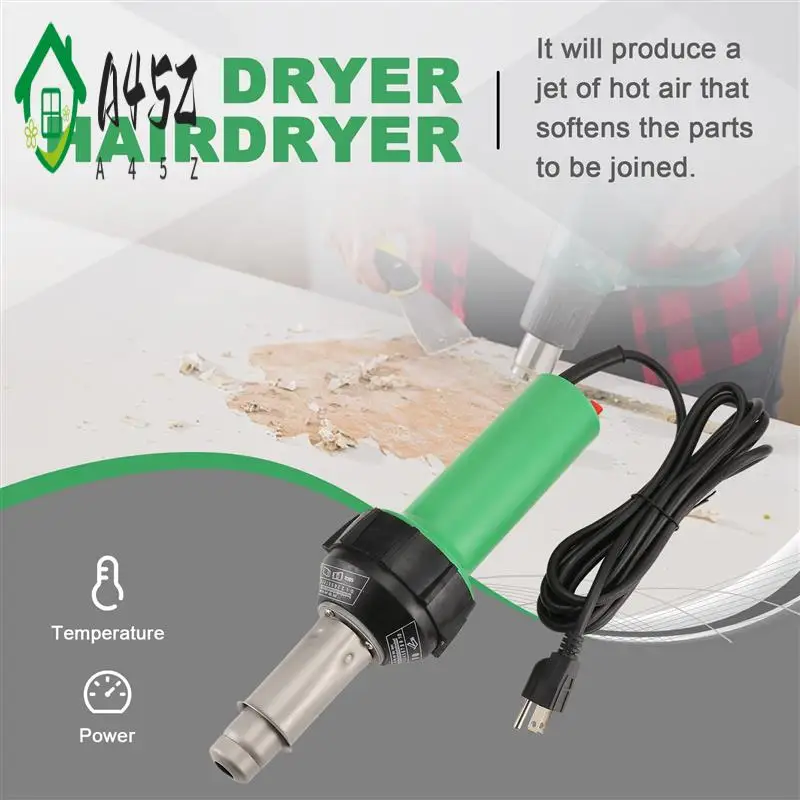 

A45Z-1600W Heat Tool Hot Plastic Welding Torch Hand-Held Thermal Power Tool Dryer Hairdryer
