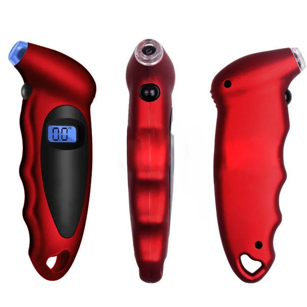 LCD Display Tire Pressure Gauge Backlight High Precision Digital Tire Pressure Monitoring Car Tyre Air Pressure Gauge Meter