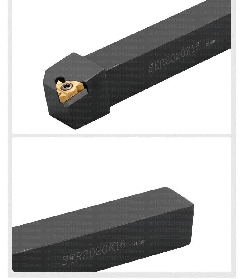 SER1616K16 SER2020K16 SER2525M16 SER2525M22 Gewindedrehmaschine CNC-Werkzeugstange SER1010H11 SER1212H11 Externe SER SEL 12 mm 16 mm 25 mm