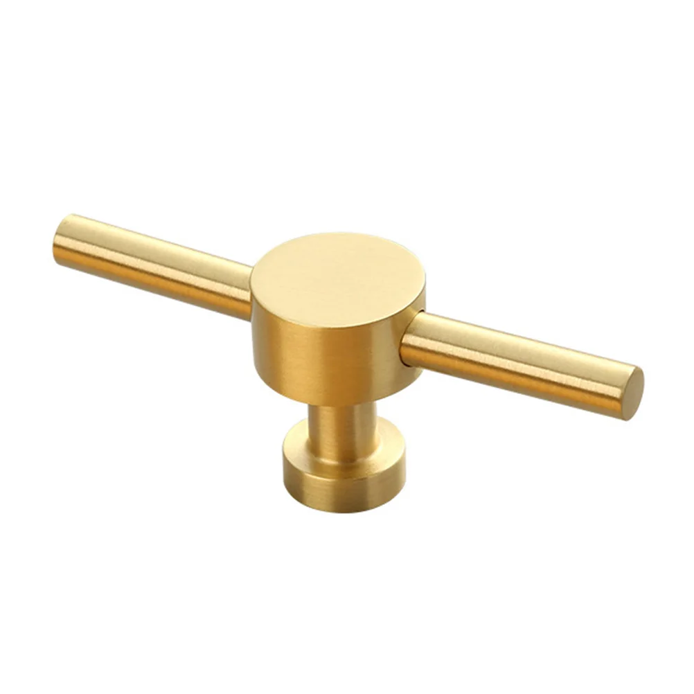 

1Pcs Golden Cabinet Handle Brass Durable Wardrobe Knob Drawer Furniture Accessory Practical Home Decoration Accessory Gift