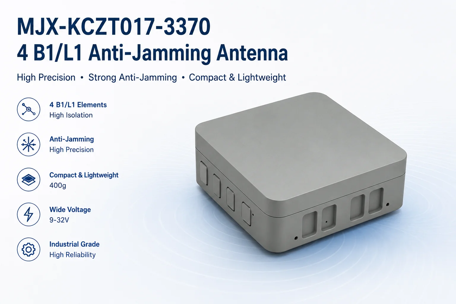 GNSS FPV Wireless B1/L1 Antenna RC Parts & Accessories for Positioning & Defense Configuration