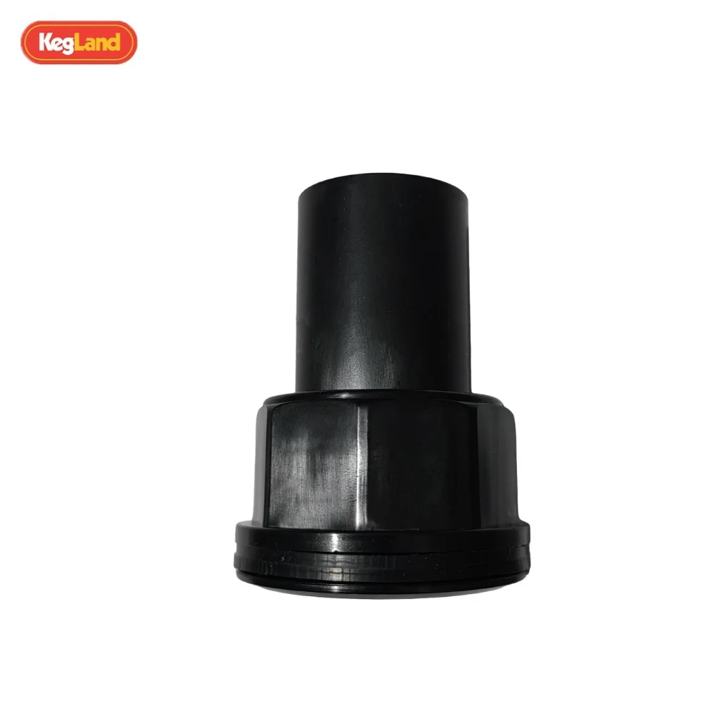 KegLand Black Plastic Bulkhead 40mm Connector with Barb/plug Beer Home Brewing