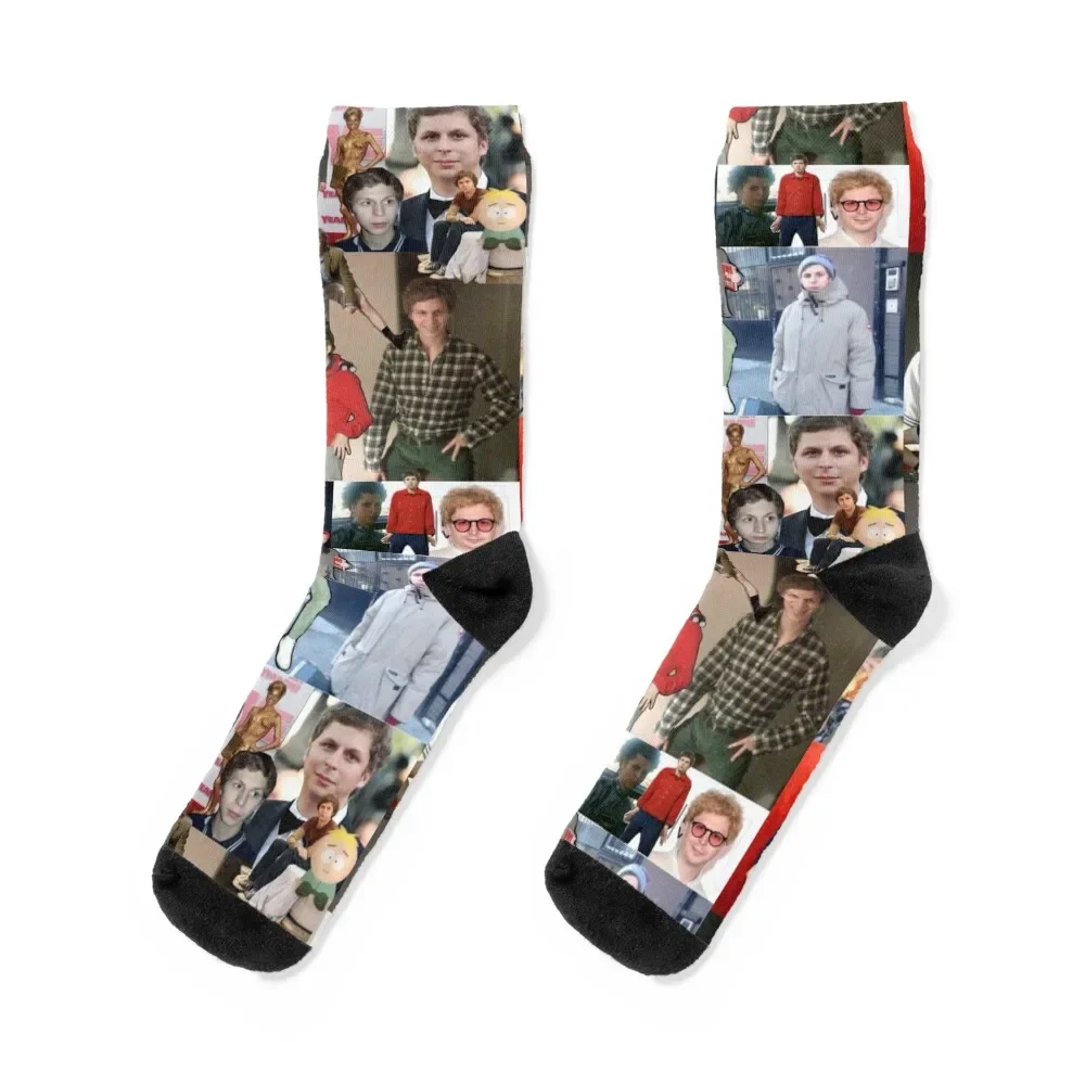 

Michael Cera Socks men cotton high quality designer brand Crossfit christmass gift Male Socks Women's