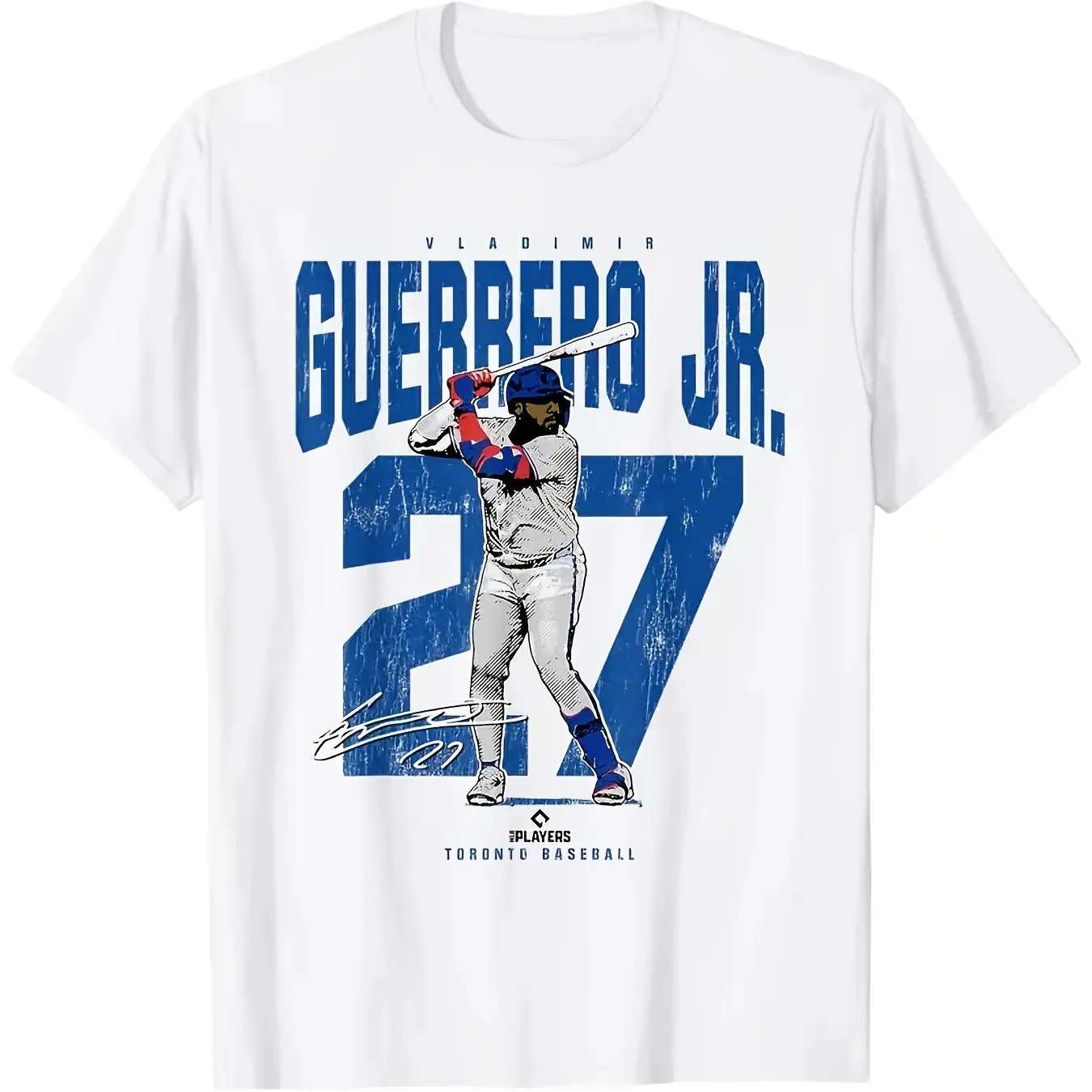 فلاديمير غيريرو جونيور تورونتو لاعب البيسبول MLBVGU3901 تي شيرت الرجال متعة شعار الشارع الشهير تي شيرت للجنسين الجرافيك تي شيرت #1