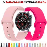 22mm Smart Watch Strap For OnePlus Watch 3 2R 2 Silicone Band For OPPO Watch 4 Pro/X2/X Bracelet Realme Watch Sport Watchband