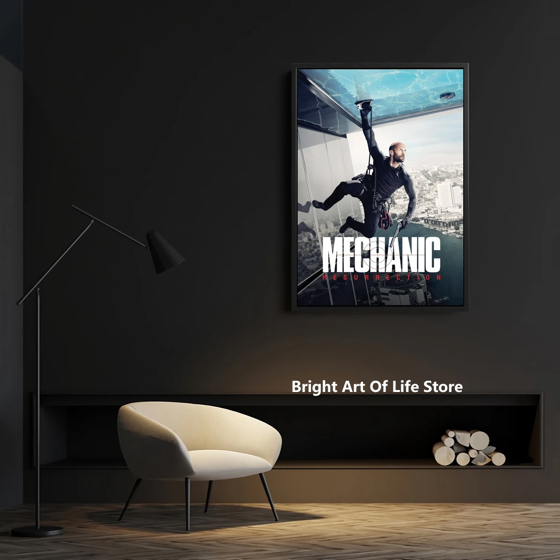 Mechanic Resurrection (2016) Movie Poster Star Actor Art Cover Canvas Print Decorative Painting (No Frame)