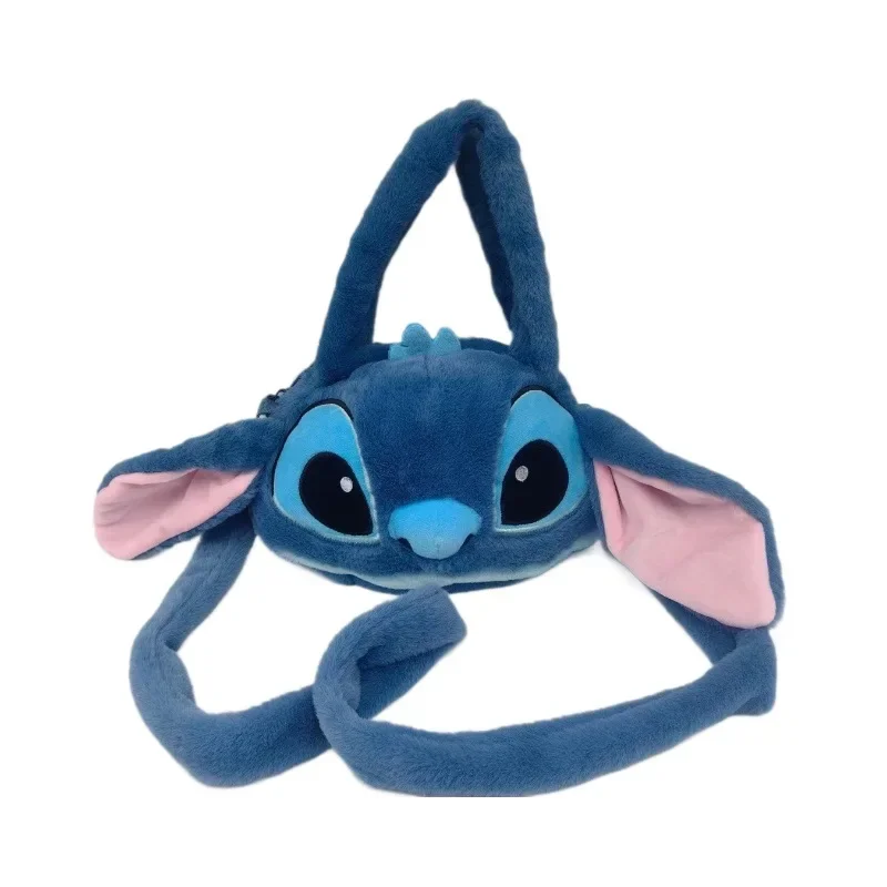 New Disney Cartoon Stitch Bags Plush Cartoon Backpack Girls Cute Purse Ins Shoulder Women Messenger Bag Parent-Child Gift Wallet