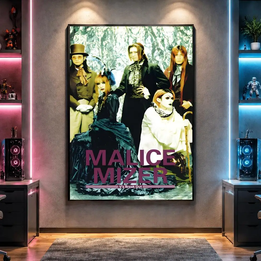 Band M-Malice Mizer Visual Kei Gothic Poster Wall Art Bedroom Living Room Dorm Bar Cafe Gym Studio Home Decor Gifts