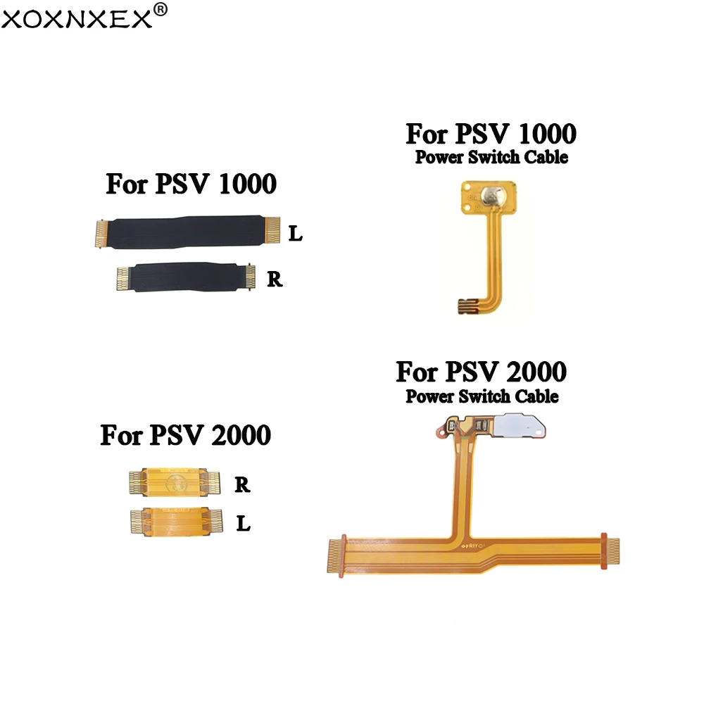 Cable flexible de interruptor de encendido de 1/2/5 piezas, cable de cinta para botón L/R, repuesto para PSVITA 1000 2000 PSV1000 PSV2000