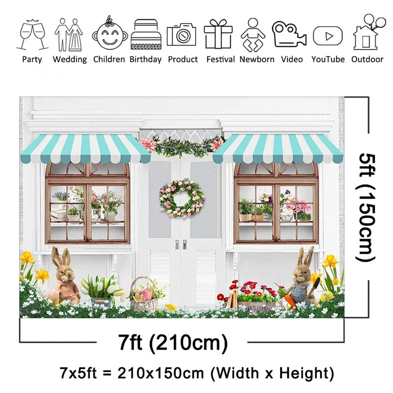 2023 frühling Ostern Blume Shop Fotografie Hintergründe Hase Eier Gras Dekorative Kulissen Kinder Erwachsene Fotografische Studio