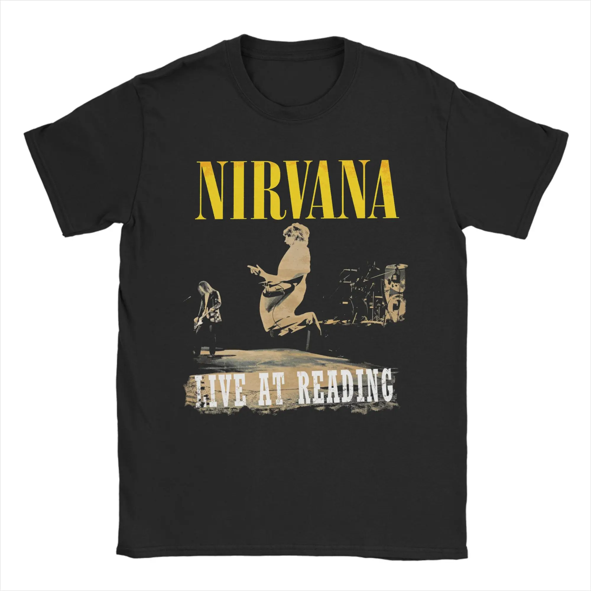 نيرفانا لايف عند القراءة تي شيرت الرجال 100% القطن مضحك تي شيرت Crewneck تي شيرت قصير الأكمام بلايز وصول جديد #1