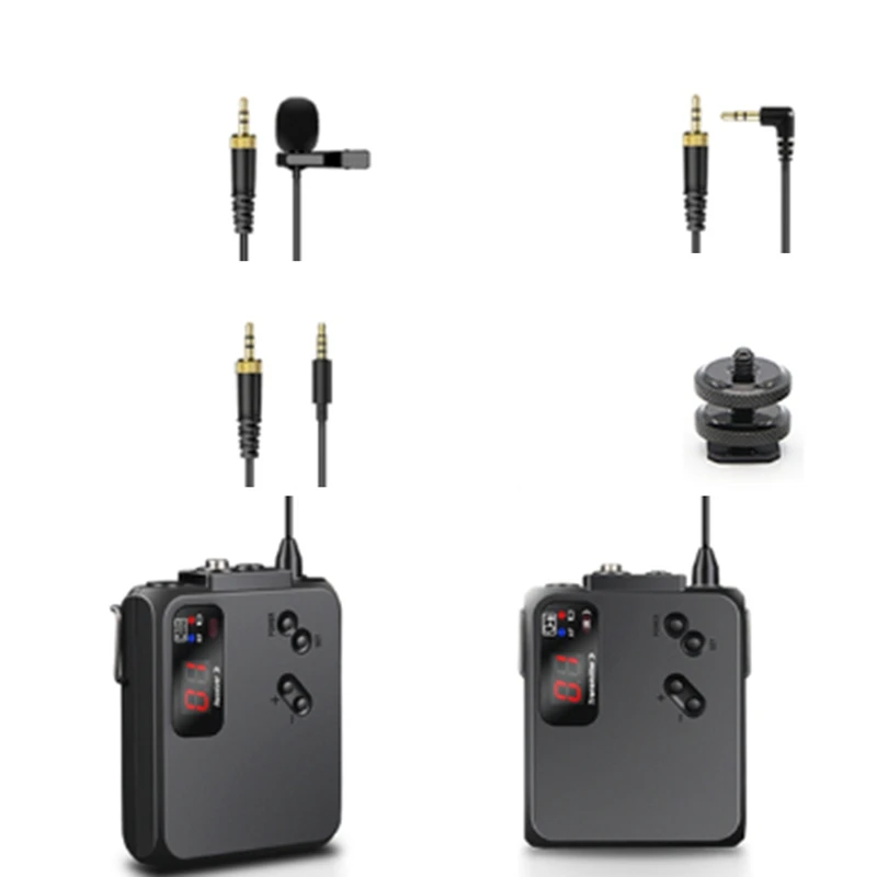 

Микрофонный воротник, новая форма, петличный лацкан, беспроводные микрофоны для камеры, телефона, интервью учителю, церковной записи-ABDQ