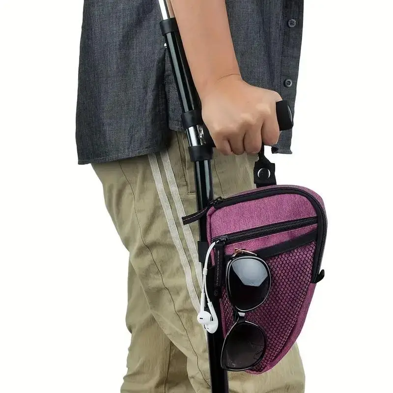 ~1Pcs Lightweight Crutch Accessories Forearm Crutch Bag Storage Pouch For Universal Crutch Bag To Keep Item Safety