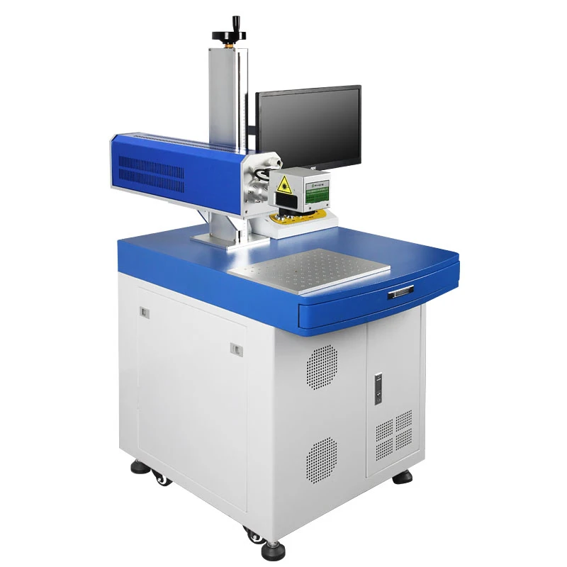 Best-selling Metal Fiber Laser Marking Machine for Hardware Laser Engraving Machine Jewelry with Rotary Marker Engraver Machine