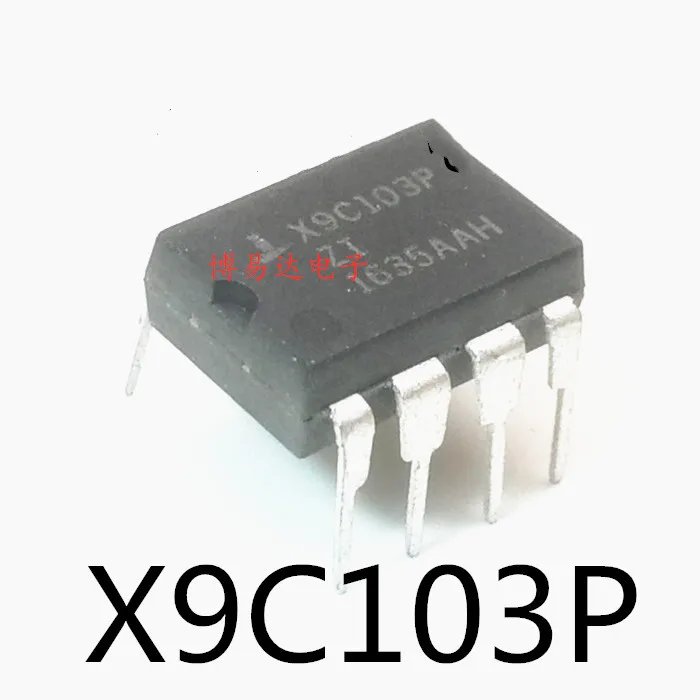 Free shipping   X9C103P X9C103PIZ  DIP8 X9C103   10PCS