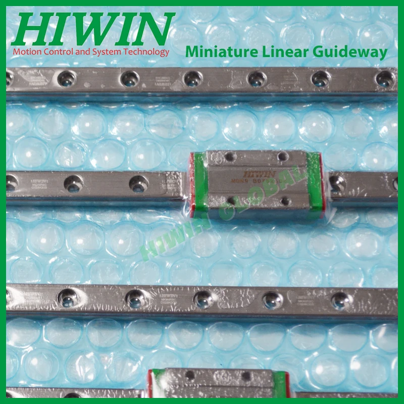 Imagem -03 - Hiwin-trilho de Guia Linear para Impressora 3d Transporte Cnc Novo Mgn9 100 mm 150 mm 200 mm 250 mm 300 mm 350 mm 400 mm 450 Milímetros 500 Milímetros Mgnr9 Mgn9h