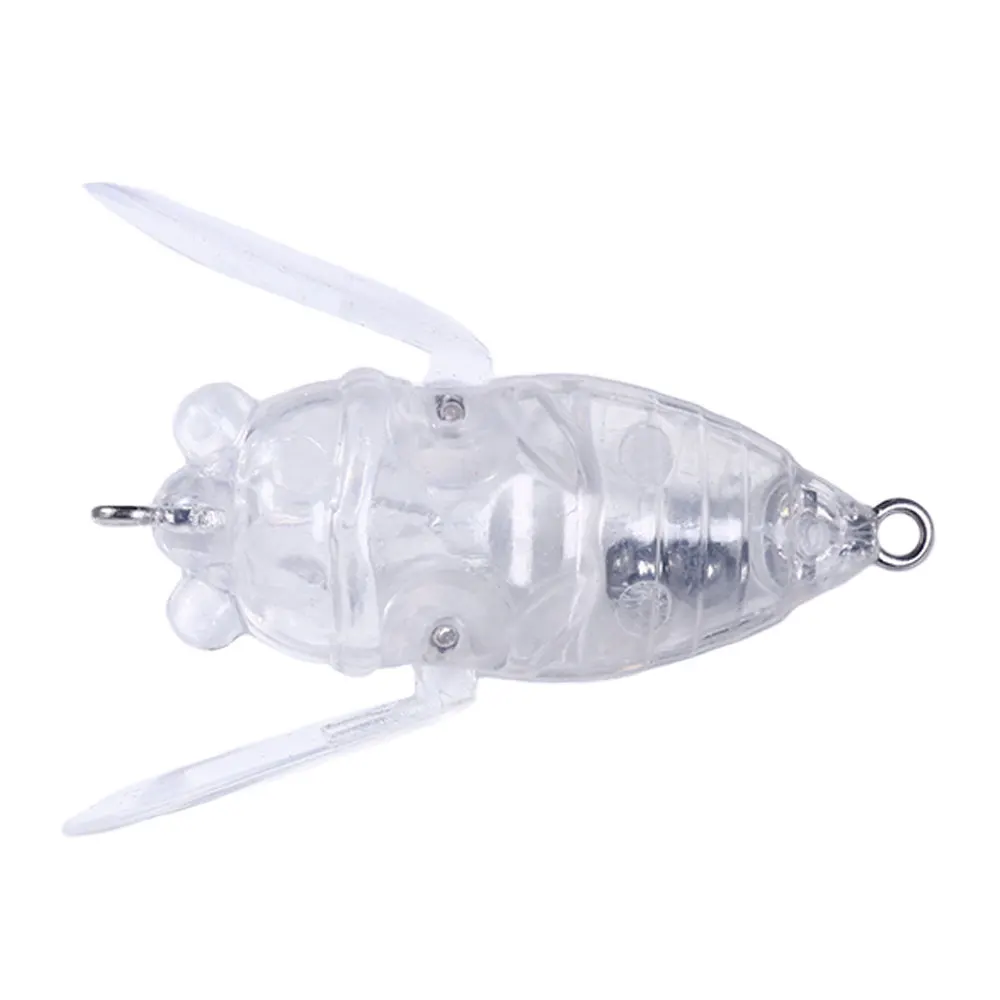 Cuerpos flotantes para señuelos de superficie – Cigarra 4 cm sin pintar